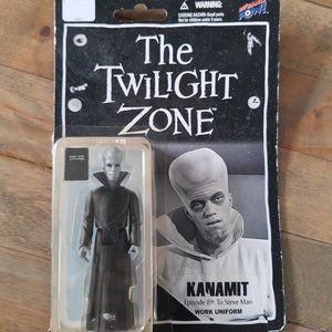 RARE Kanamit action figure black work uniforme twilight zone